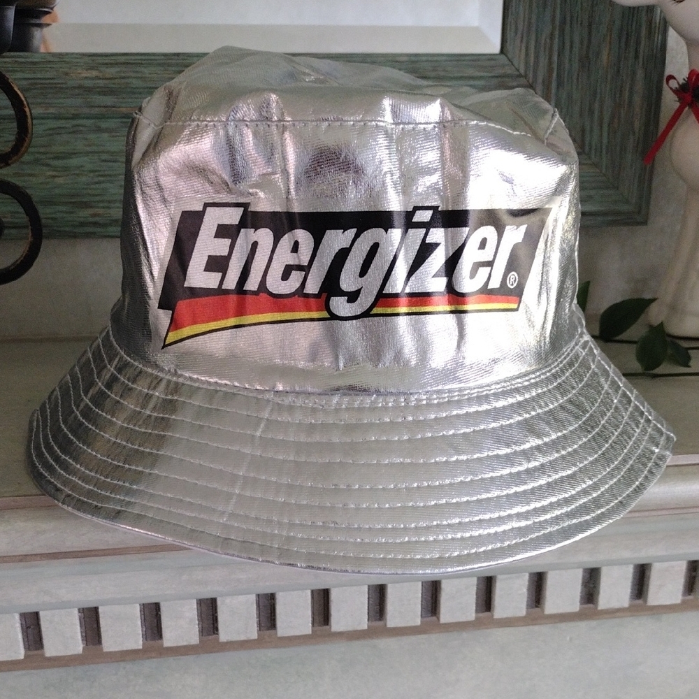 Energizer Silver Bucket Hat (Halloween Costume)